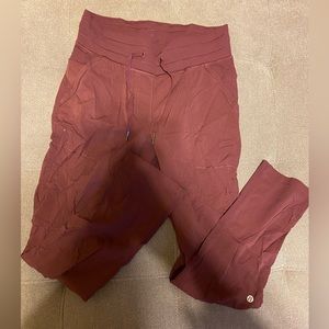 Burgundy LULULEMON Pants